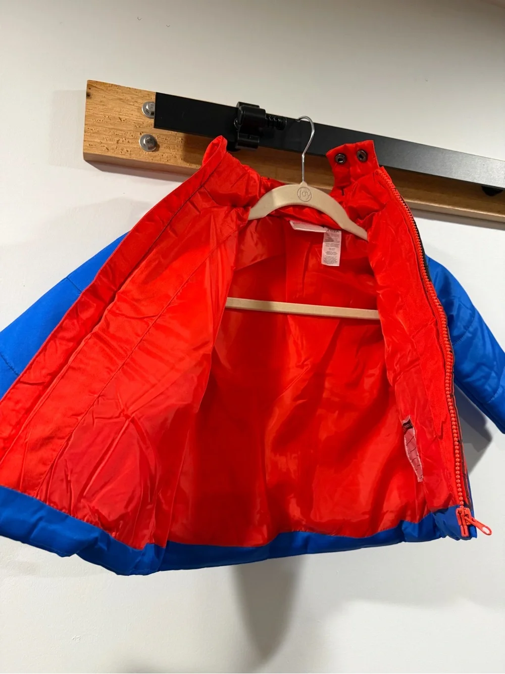 Carter's Red and Blue Spider-Man Hooded Puffer Jacket - Marvel NWT